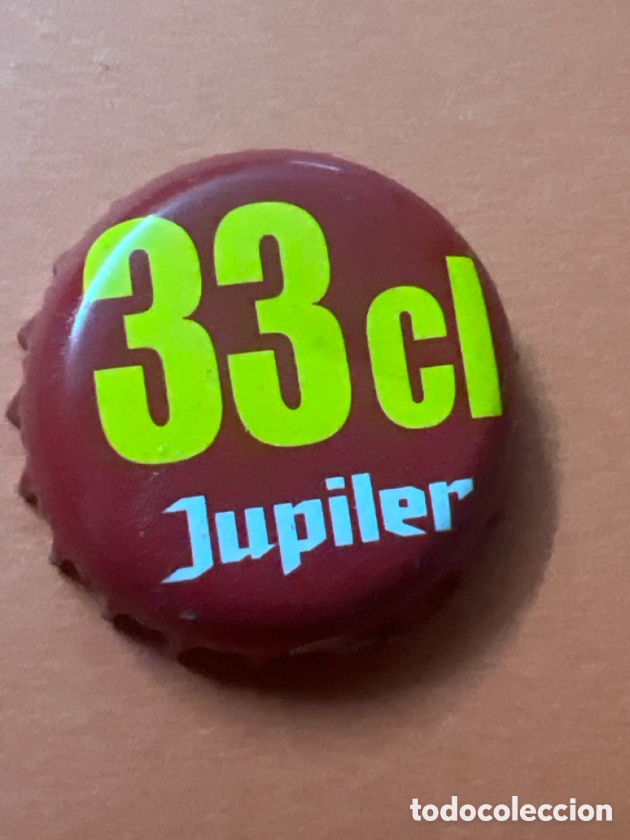 Coleccionismo de cervezas: E1047. Chapa tap&oacute;n corona de la cerveza belga JUPILER 33 CL