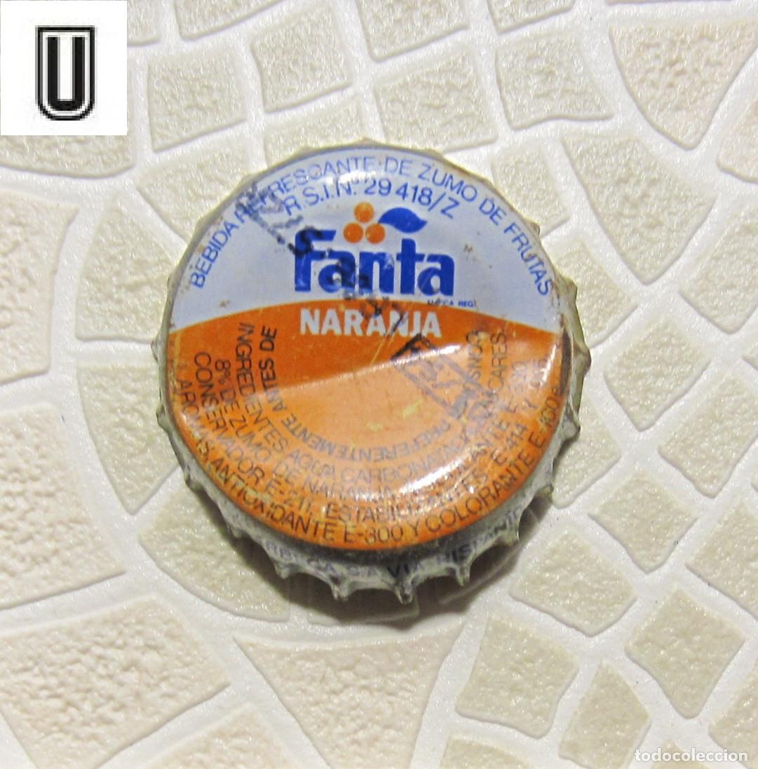 Coleccionismo de cervezas: CHAPAS TAPON CORONA CHAPA REFRESCO FANTA NARANJA