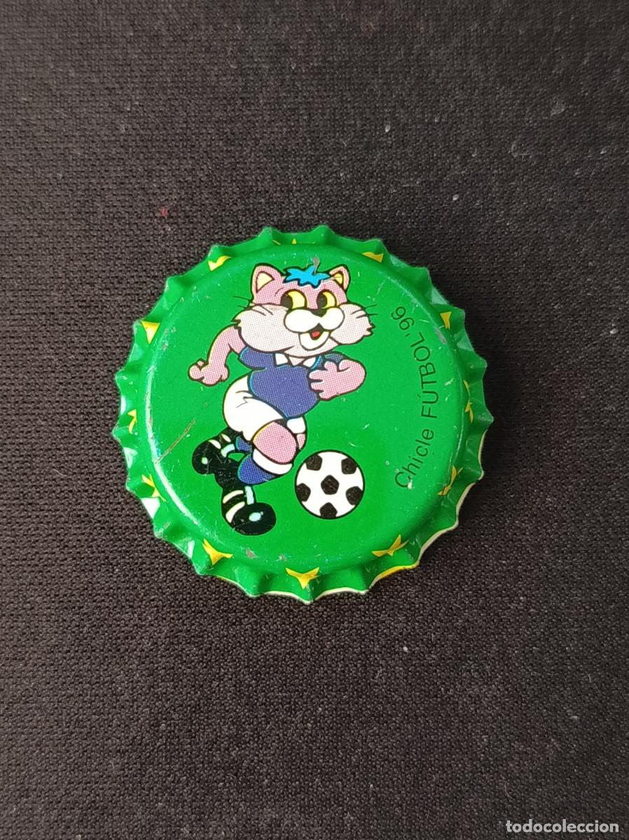 Coleccionismo de cervezas: CHAPA CHICLE FUTBOL 96