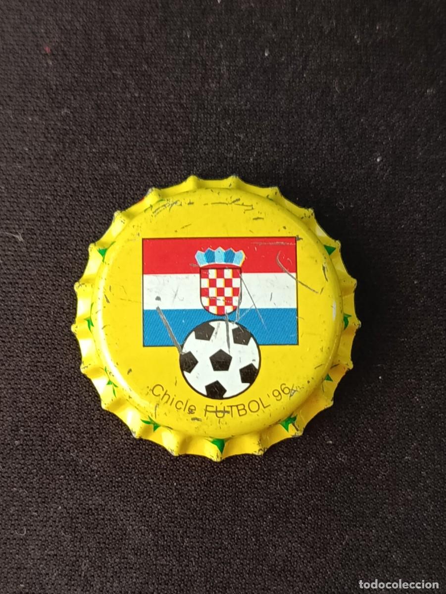 Coleccionismo de cervezas: CHAPA CHICLE FUTBOL 96