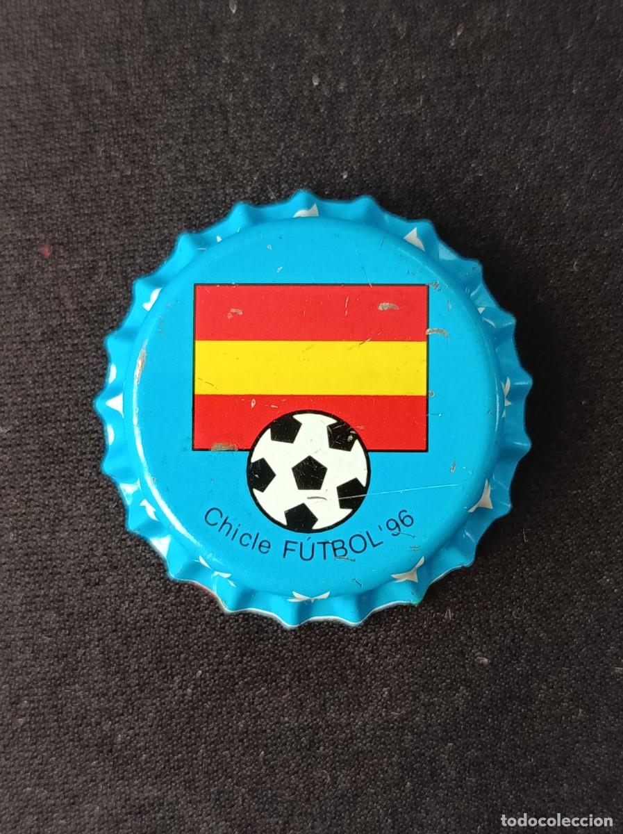 Coleccionismo de cervezas: CHAPA CHICLE FUTBOL 96
