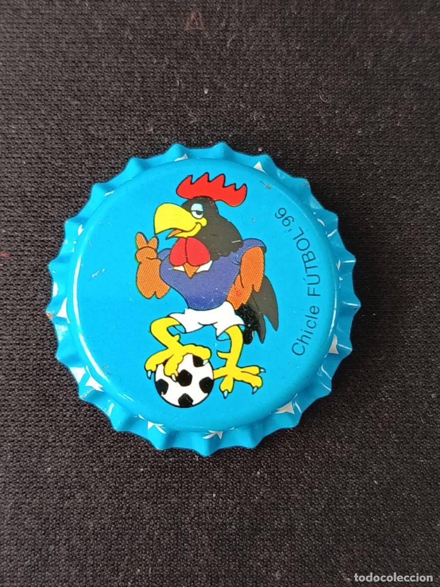 Coleccionismo de cervezas: CHAPA CHICLE FUTBOL 96