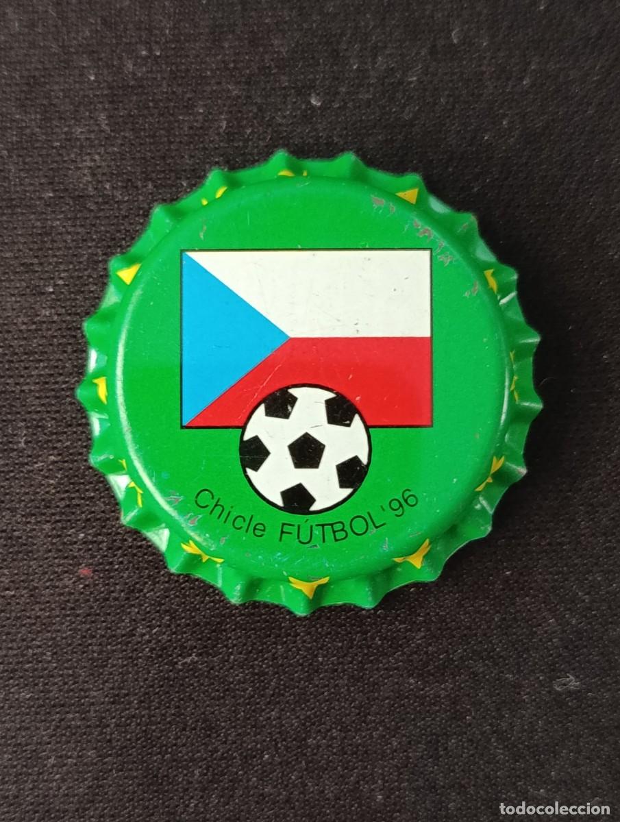 Coleccionismo de cervezas: CHAPA CHICLE FUTBOL 96