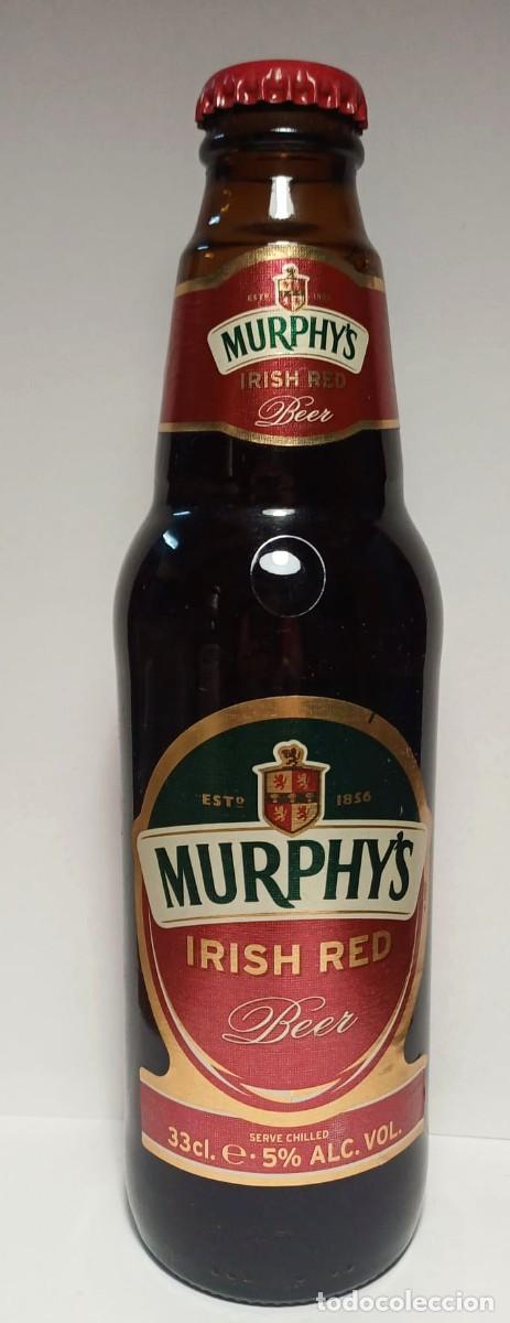Coleccionismo de cervezas: Botella cerveza MURPHY'S IRISH RED 2005 33 cl
