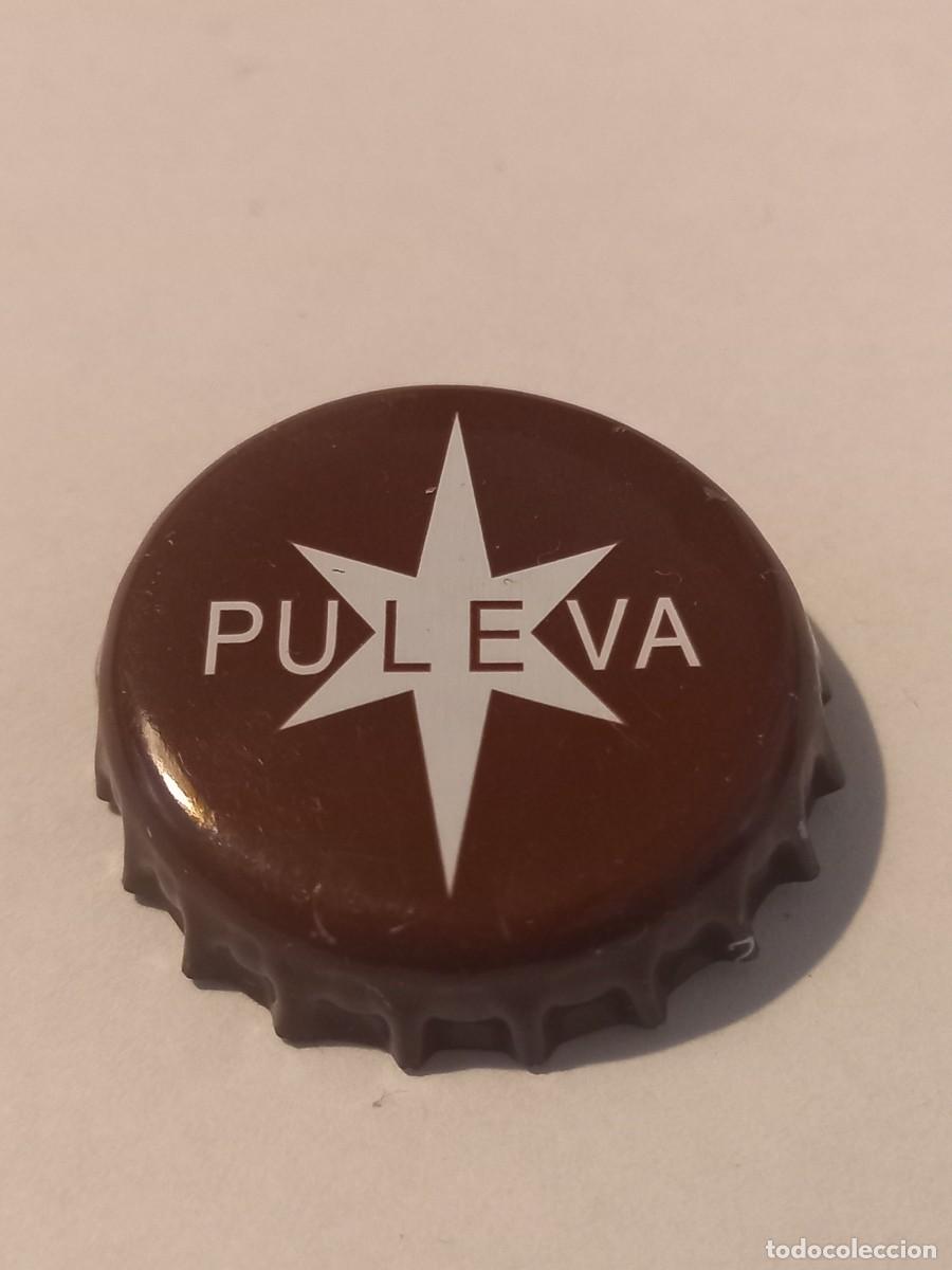 Coleccionismo de cervezas: CHAPA L&Aacute;CTEOS PULEVA, FACTOR&Iacute;A U