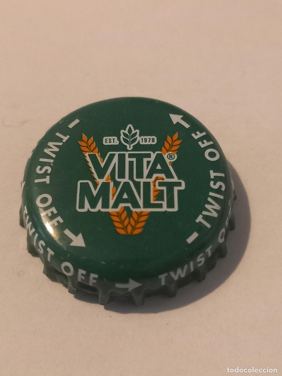 Coleccionismo de cervezas: CHAPA VITA MALT DE DINAMARCA