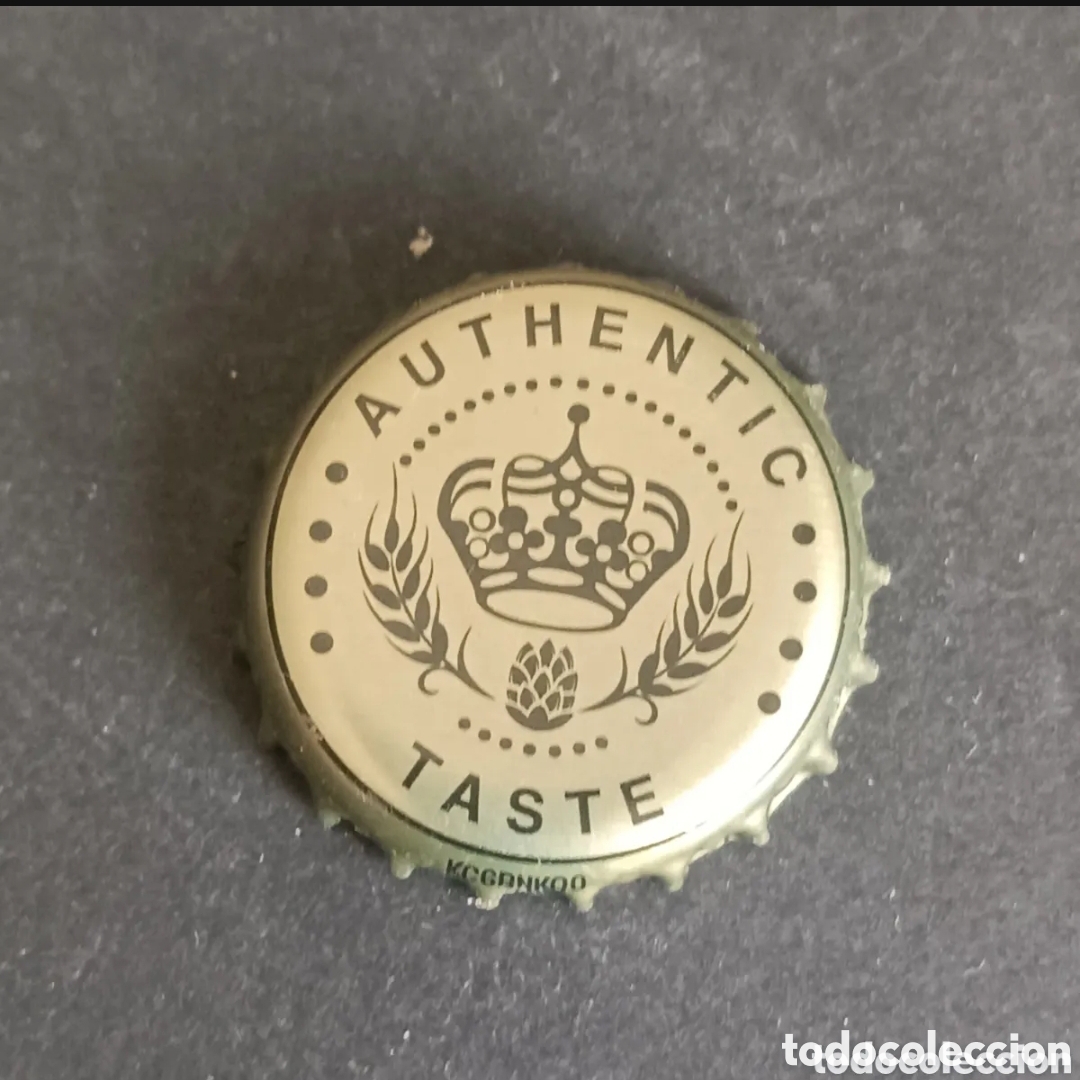 Coleccionismo de cervezas: CERVEZA AUTHENTIC TASTE. CHAPA CERVEZA. CHAPA - TAPA - CORONA - CAPS- TAPON - GORRA. CROWN.