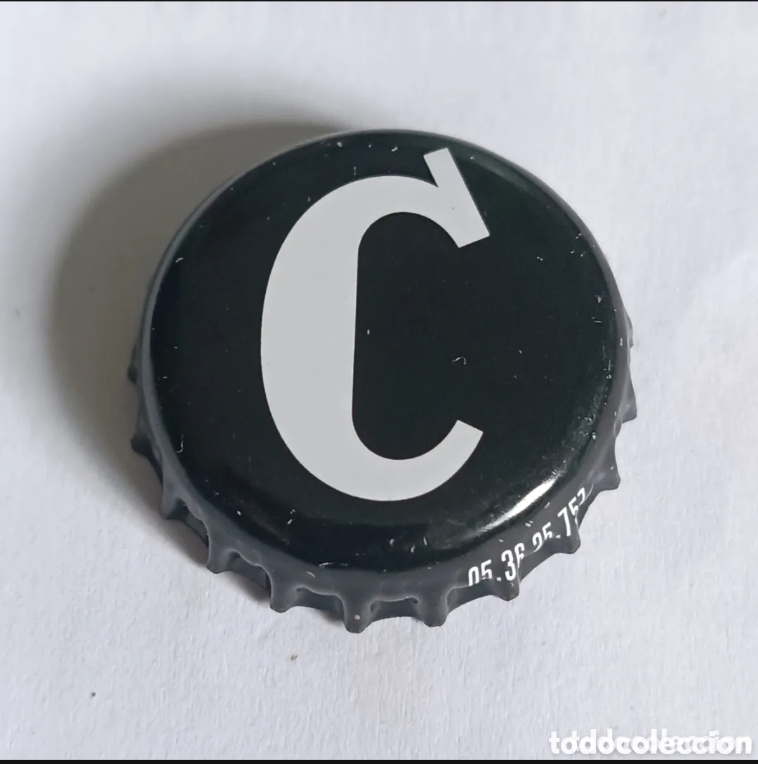 Coleccionismo de cervezas: CRUZCAMPO NEGRA CHAPA CERVEZA. CHAPA - TAPA - CORONA - CAPS- TAPON - GORRA. CROWN.