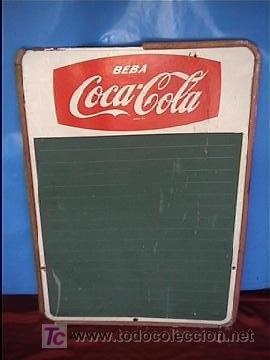 Coleccionismo de Coca-Cola y Pepsi: PIZARRA COCA-COLA - Foto 1