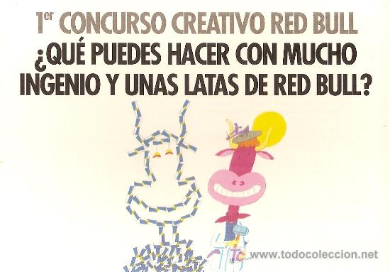 Coleccionismo de Coca-Cola y Pepsi: Postal de Red Bull. - Foto 1