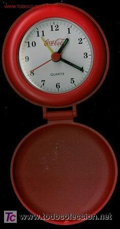Coleccionismo de Coca-Cola y Pepsi: Reloj de viaje de Coca-Cola. - Foto 1