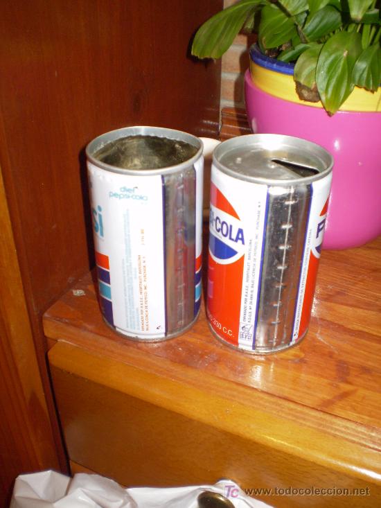 Coleccionismo de Coca-Cola y Pepsi: 2 DE LAS PRIMERAS LATAS DE PEPSI. - Foto 2