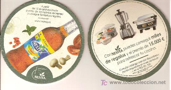 Coleccionismo de Coca-Cola y Pepsi: Posavasos de Nestea lim&oacute;n. - Foto 1