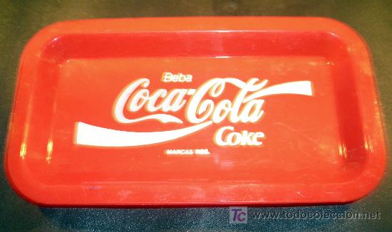 Collectionnisme de Coca-Cola et Pepsi: COCA-COLA - PLATO DE MATERIAL RIGIDO