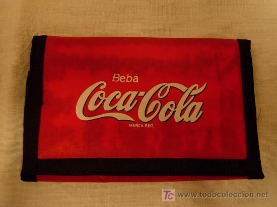Coleccionismo de Coca-Cola y Pepsi: Cartera de Coca-Cola, en loneta. A estrenar. - Foto 1