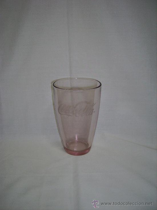 Coleccionismo de Coca-Cola y Pepsi: VASO DE CRISTAL DE COCA COLA - Foto 1