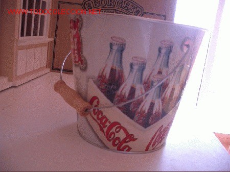 Coleccionismo de Coca-Cola y Pepsi: -  CUBO DE LATA DE COCA COLA - Foto 1