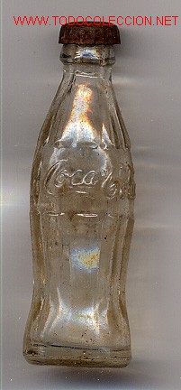 Collecting of Coca-Cola and Pepsi: 1 BOTELLITA DE COCA COLA A&Ntilde;OS 50