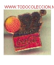 Collecting of Coca-Cola and Pepsi: 1 PIN DE COCA COLA  *  SEVILLA EXPO'92 *