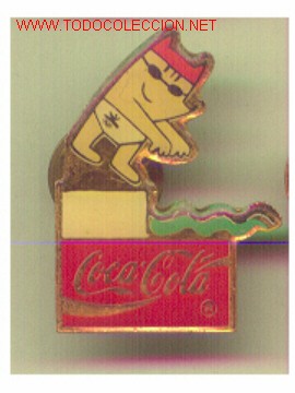 Coleccionismo de Coca-Cola y Pepsi: 1 PIN DE COCA COLA * COBI 92 * - Foto 1
