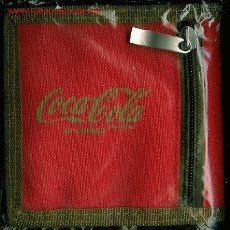 Coleccionismo de Coca-Cola y Pepsi: BILLETERO – MONEDERO DE COCA – COLA. CON CREMALLERA. NUEVO, EN SU PLÁSTICO. MUY INTERESANTE PARA LOS