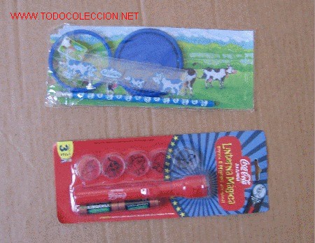 Coleccionismo de Coca-Cola y Pepsi: Lote de juego de coca cola y de la asturiana.