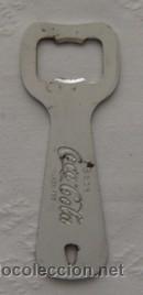 Collezionismo di Coca-Cola e Pepsi: ABRIDOR DE BOTELLAS METALICO PUBLICIDAD COCA-COLA MEDIDA 10,5*4 CMS.