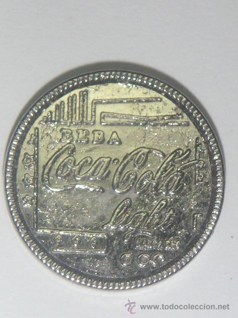 Coleccionismo de Coca-Cola y Pepsi: Moneda promocional Coca-Cola light - Foto 1