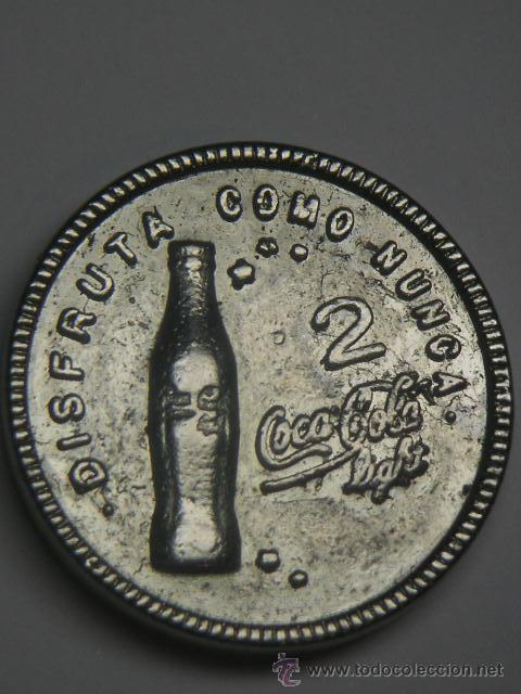 Coleccionismo de Coca-Cola y Pepsi: Moneda promocional Coca-Cola light - Foto 2