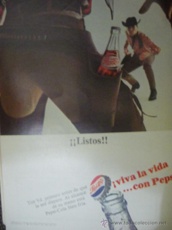 Sammeln von Coca-Cola und Pepsi: 4 HOJAS DE PUBLICIDAD DE PEPSI.