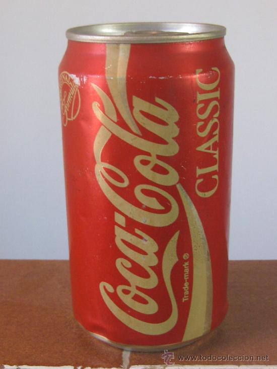 Sammeln von Coca-Cola und Pepsi: LATA DE COCA COLA VACIA SERIGRAFIADA Y COLOR DORADO Y CREO QUE PLATEADO