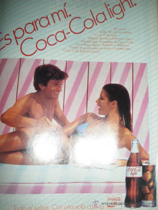 Coleccionismo de Coca-Cola y Pepsi: COCA COLA LIGHT, PUBLICIDAD. - Foto 1