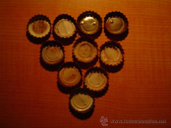 Coleccionismo de Coca-Cola y Pepsi: COLECCION DE 10 CHAPAS CORONA - Foto 4