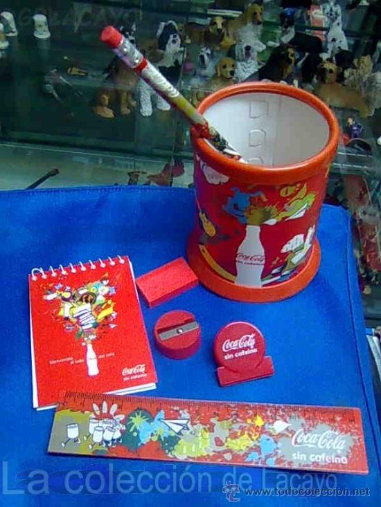 Collectionnisme de Coca-Cola et Pepsi: SET ESCRITORIO COCA COLA