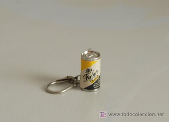Collezionismo di Coca-Cola e Pepsi: Llavero con lata de Finley.