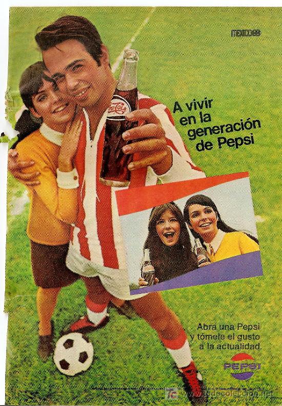 Colecionismo de Coca-Cola e Pepsi: PEPSI: Anuncio Junio 68, 13,5 X 18 cms. - CLC