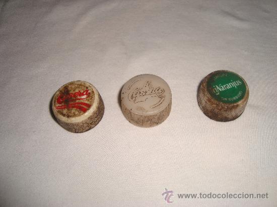 Collectionnisme de Coca-Cola et Pepsi: 3 TAPONES DOS DE LA CASERA Y UNO DE TRINARANJUS