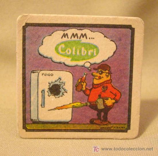 Collezionismo di Coca-Cola e Pepsi: CARTON SECANTE, BEBIDA COLIBRI ?, APOYAVASO, 1960s
