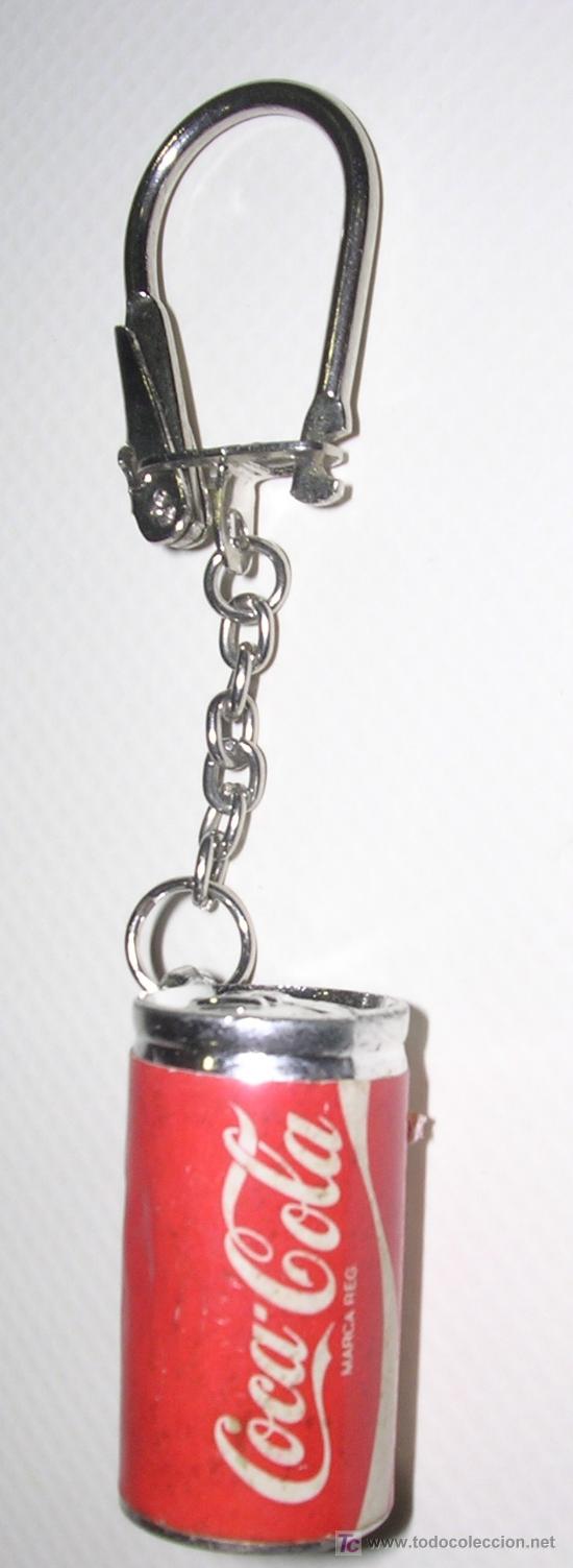 Colecionismo de Coca-Cola e Pepsi: LLAVERO LATA DE COCA-COLA, ORIGINAL DE PRINCIPIOS DE LOS A&Ntilde;OS 70; SIN USO, PERO VER DETALLES