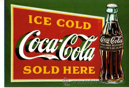 Coleccionismo de Coca-Cola y Pepsi: COCA - COLA / TARJETA POSTAL PUBLICIDAD