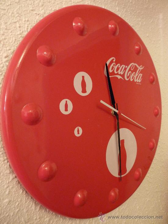 Coleccionismo de Coca-Cola y Pepsi: RELOJ DE PARED COCA-COLA METALICO - Foto 1