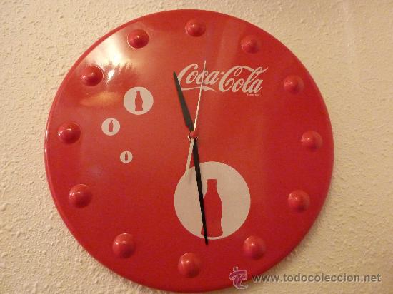 Coleccionismo de Coca-Cola y Pepsi: RELOJ DE PARED COCA-COLA METALICO - Foto 2