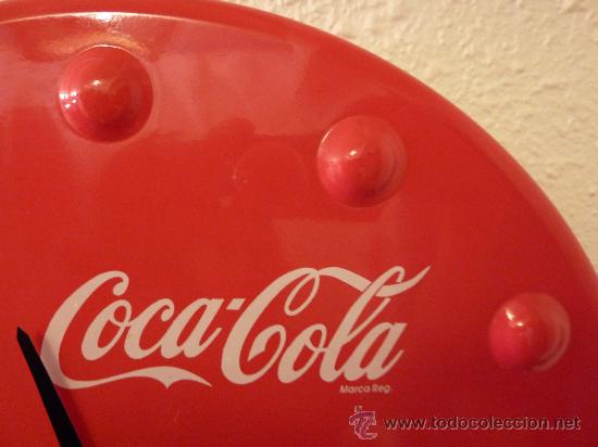 Coleccionismo de Coca-Cola y Pepsi: RELOJ DE PARED COCA-COLA METALICO - Foto 3