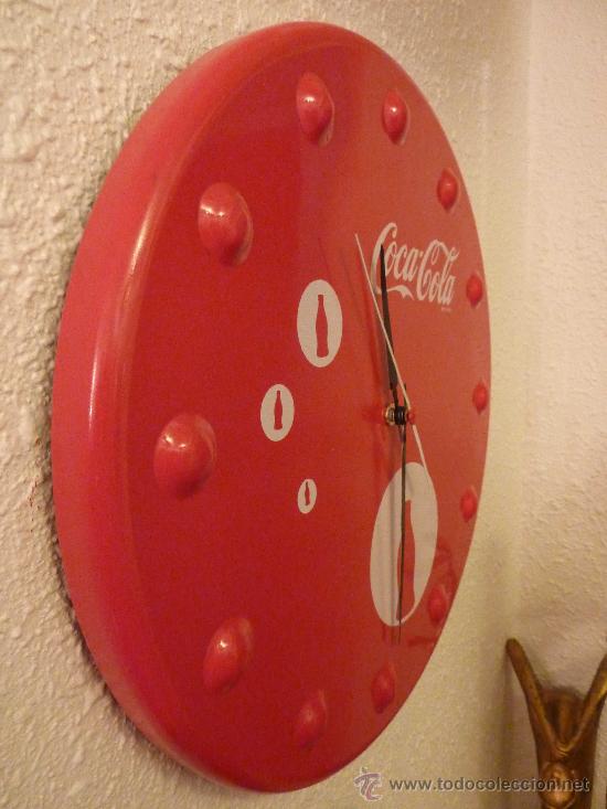 Coleccionismo de Coca-Cola y Pepsi: RELOJ DE PARED COCA-COLA METALICO - Foto 4