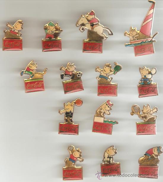 Colecionismo de Coca-Cola e Pepsi: LOTE 14 PINS COCA COLA BARCELONA 1992