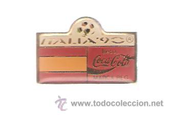 Colecionismo de Coca-Cola e Pepsi: PIN COCA COLA ESPA&Ntilde;A MUNDIAL ITALIA 1990