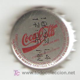 Colecionismo de Coca-Cola e Pepsi: CHAPA COCA COLA 1996 EMBOTELLADA EN MALAGA INTERIOR JUGADOR SELECCION ESPA&Ntilde;OLA  1996
