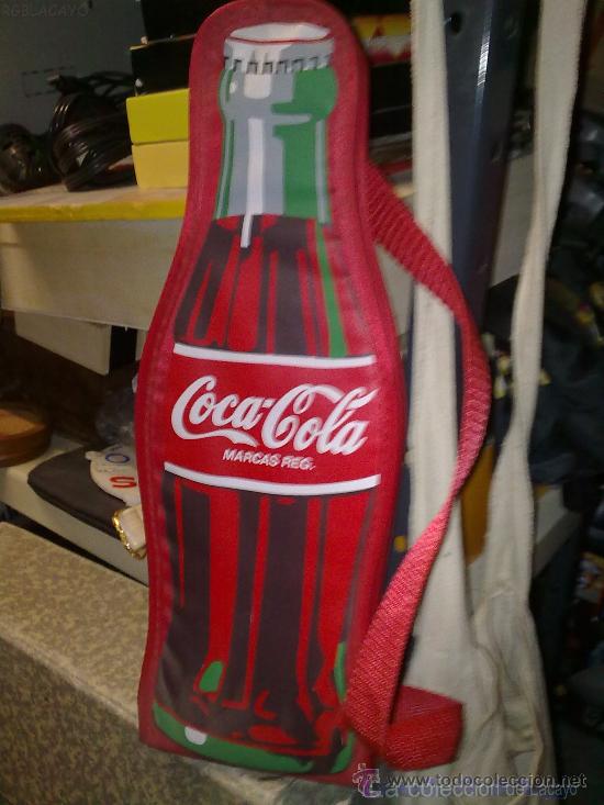 Colecionismo de Coca-Cola e Pepsi: RARO ESTUCHE  CON FORMA DE BOTELLA, PUBLICIDAD COCA COLA, SIN USAR.