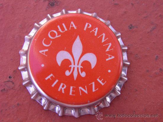Coleccionismo de Coca-Cola y Pepsi: TAP&Oacute;N CORONA WATER EAU CHAPA AGUA ACQUA PANNA (4). NUEVA. ITALIA.---LOTE N. 821----CARMANJO