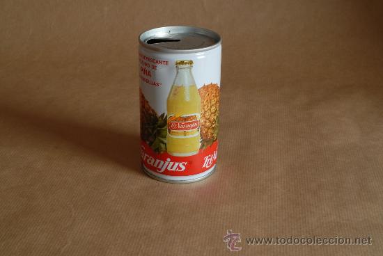 Collezionismo di Coca-Cola e Pepsi: Lata de Trinaranjus Pi&ntilde;a. Dos tapas y lateral soldado.